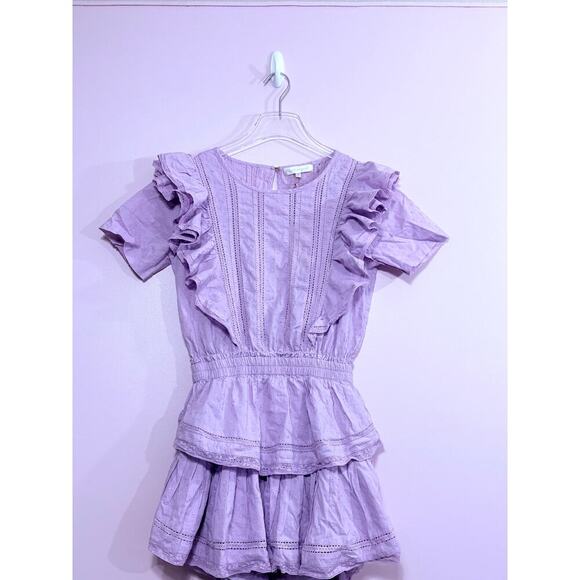 LoveShackFancy Natasha Dress in Wisteria Size XS NWT - Picture 8 of 8